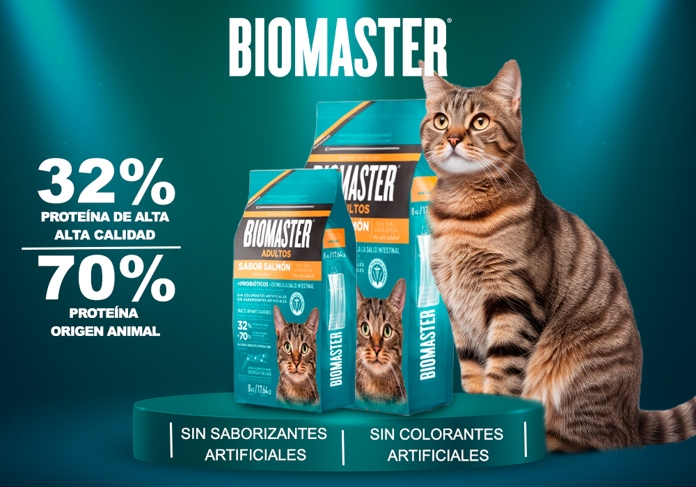 Biomaster gato adulto, alimentación a otro nivel.