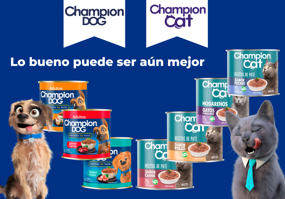 Alimento húmedo Champion Dog: Nutrición y sabor para tu mascota
