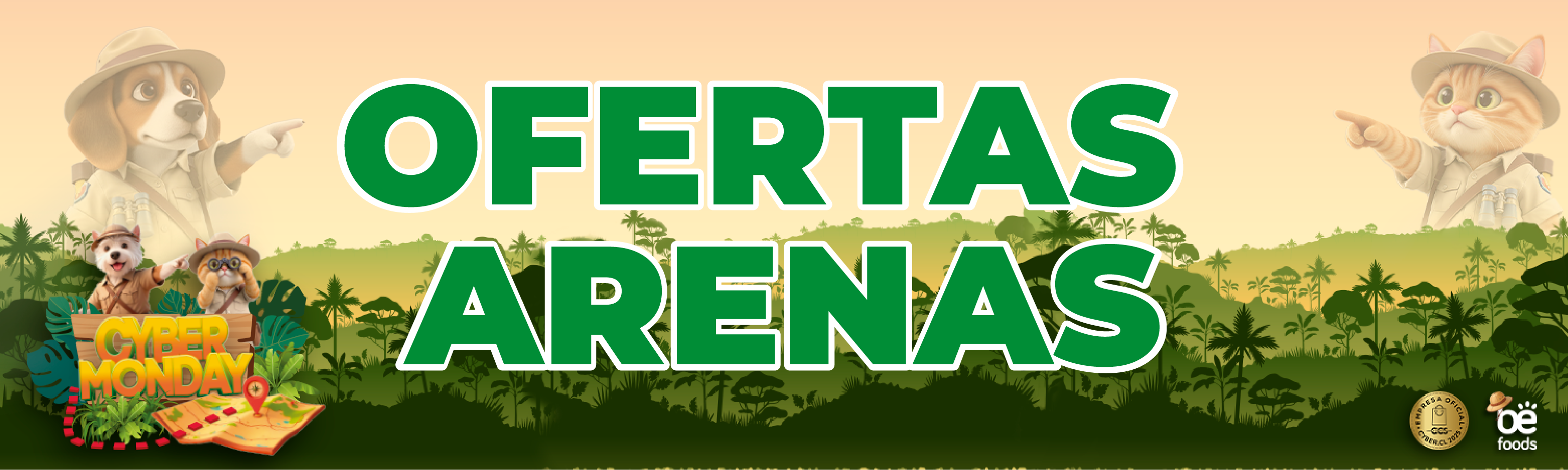 Ofertas Arenas Sanitarias Cyber Befoods