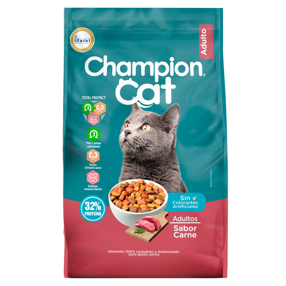 CHAMPION CAT CARNE 8KG