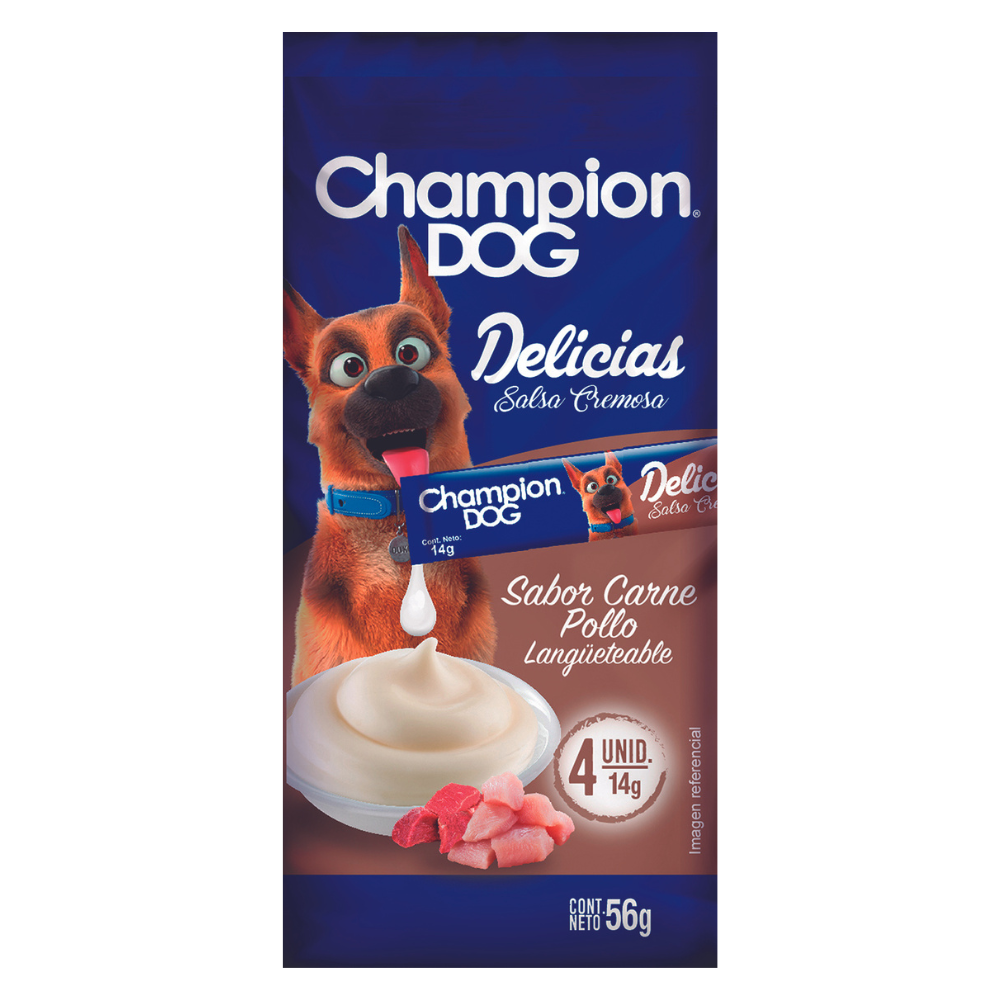 SNACK CHAMPION DOG DELICIAS POLLO 56GR