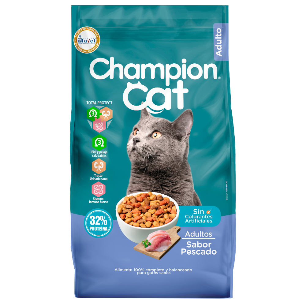 CHAMPION CAT S.PESCADO 8KG
