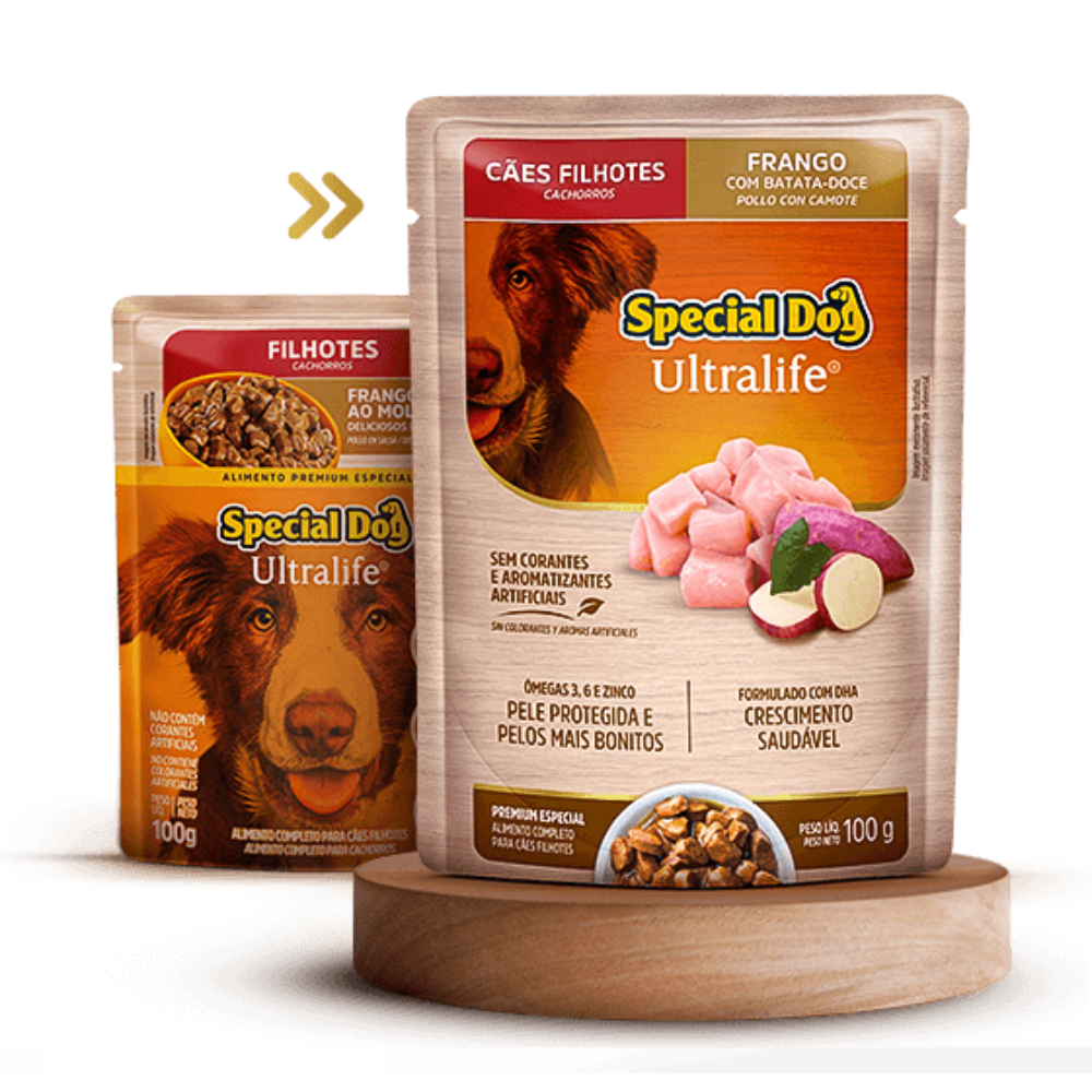 SPECIAL SOBRE CACHORRO POLLO 100GR