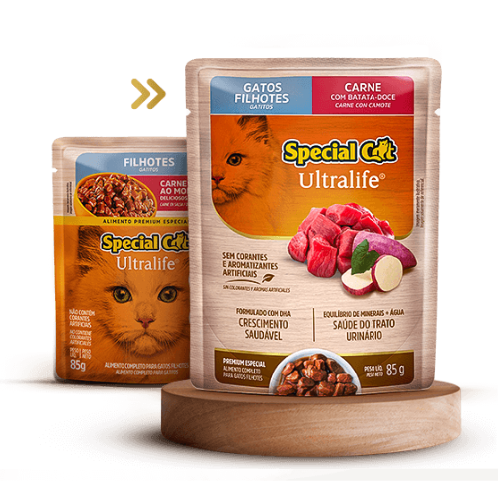 SPECIAL SOBRE CAT GATITOS CARNE 85GR