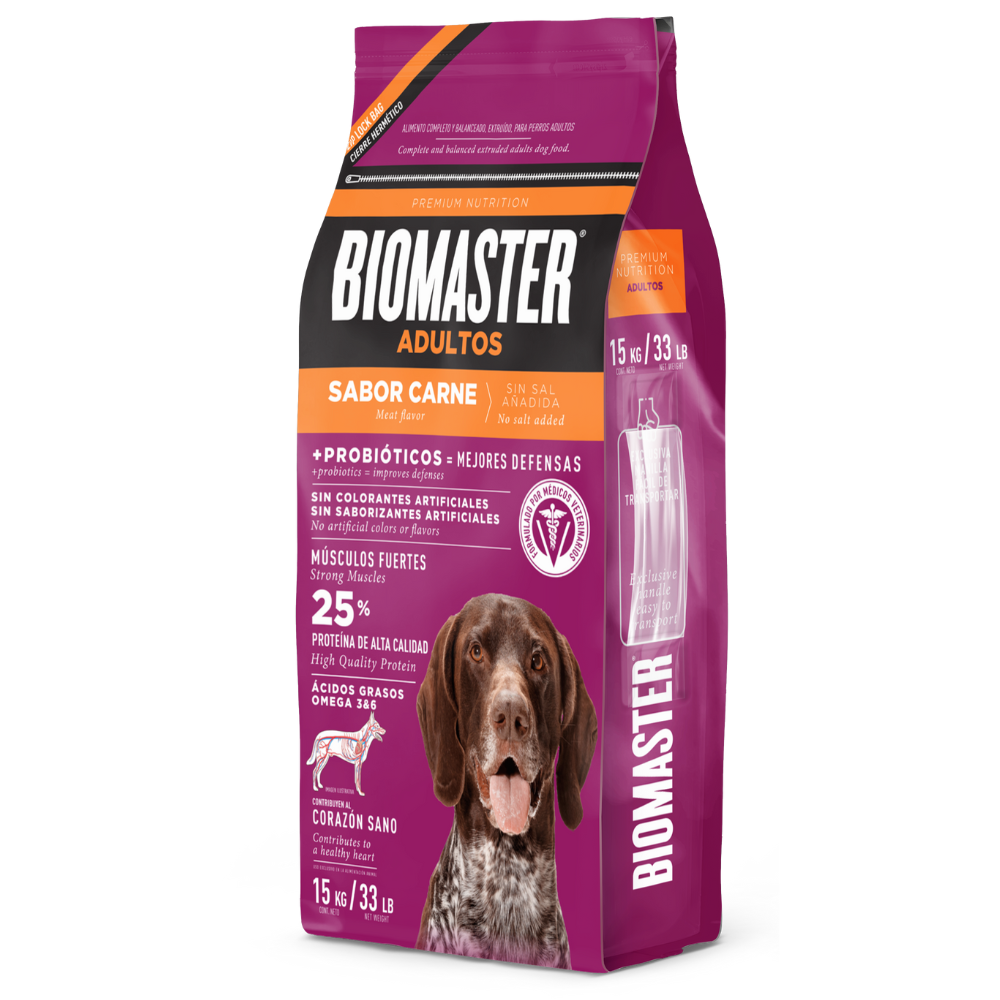 BIOMASTER ADULTO CARNE 15Kg