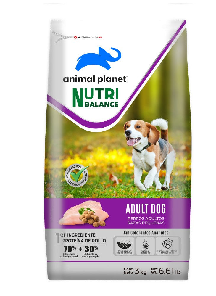 ANIMAL PLANET ADULT DOG R.PEQUEÑA 3KG
