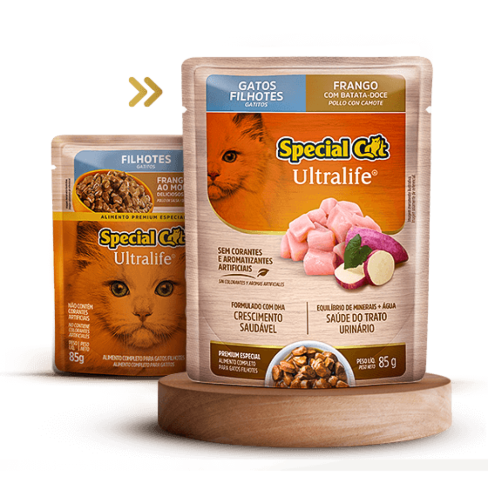 SPECIAL SOBRE CAT GATITOS POLLO 85GR