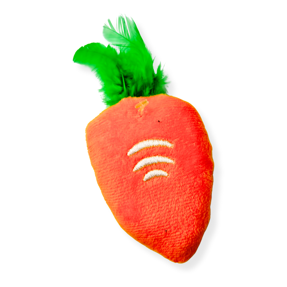 PELUCHE ESTILO ZANAHORIA PARA MASCOTAS MEDIDA 9CM