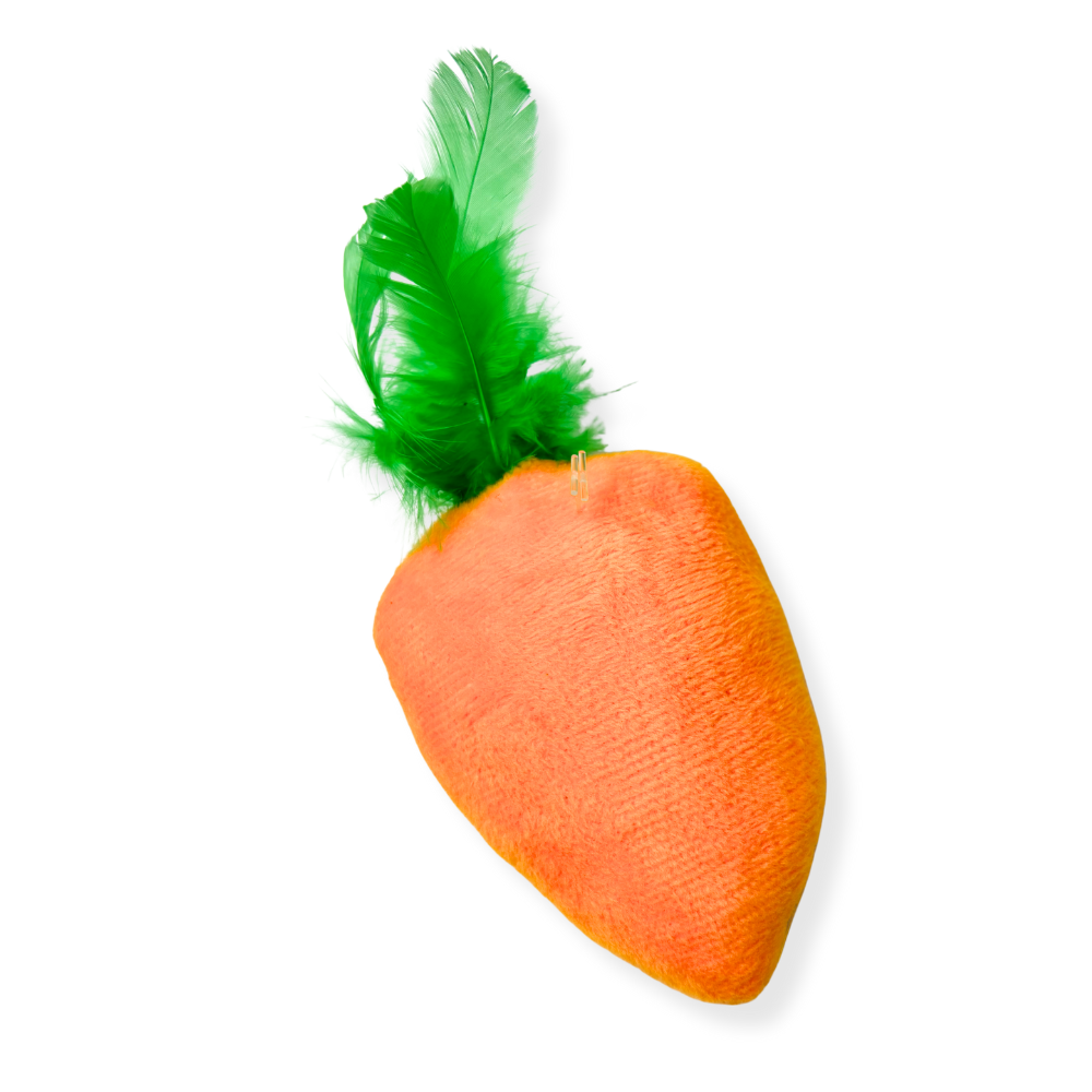 PELUCHE ESTILO ZANAHORIA PARA MASCOTAS MEDIDA 9CM