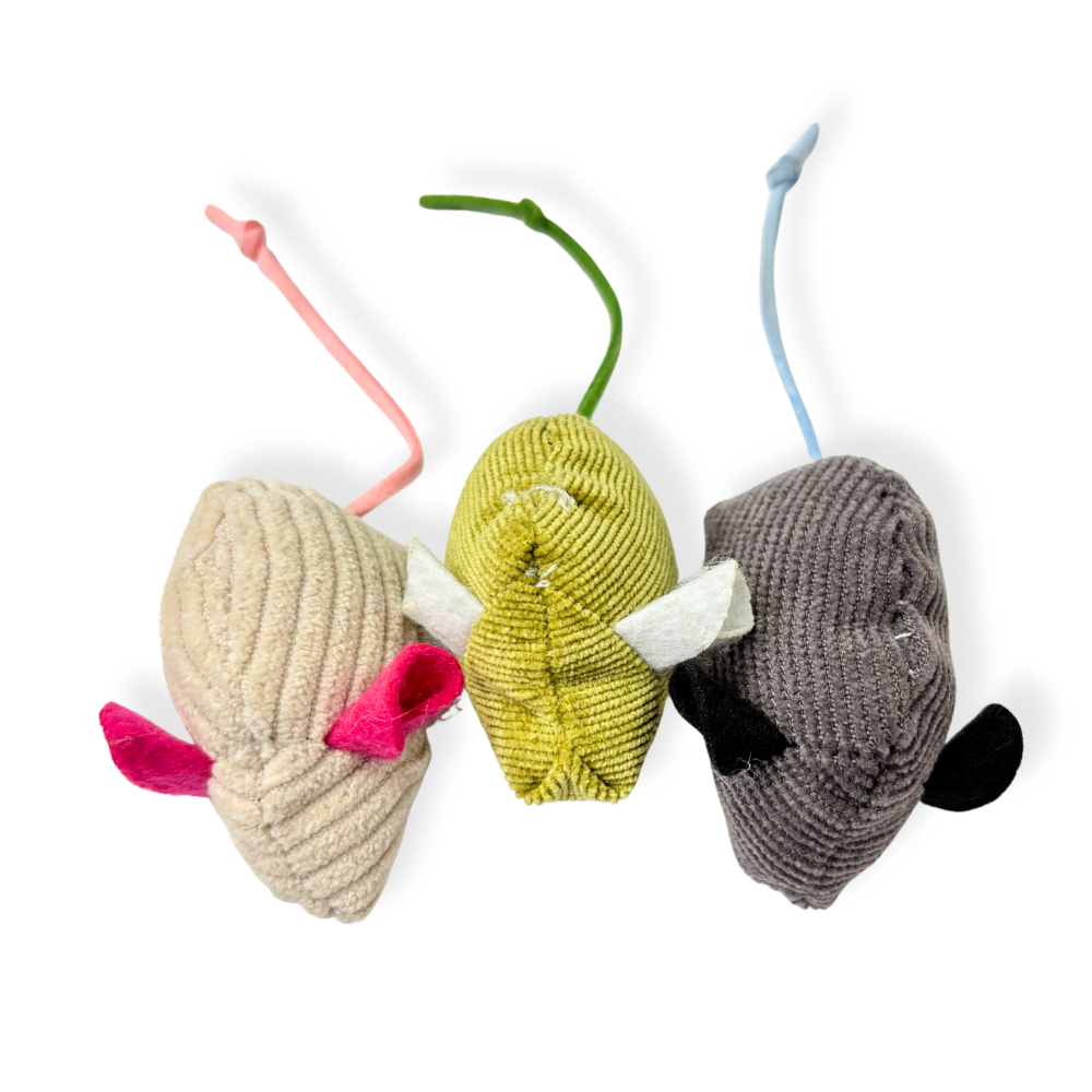 JUGUETE RATONES 3PCS 10X3CM (M11290) PW25