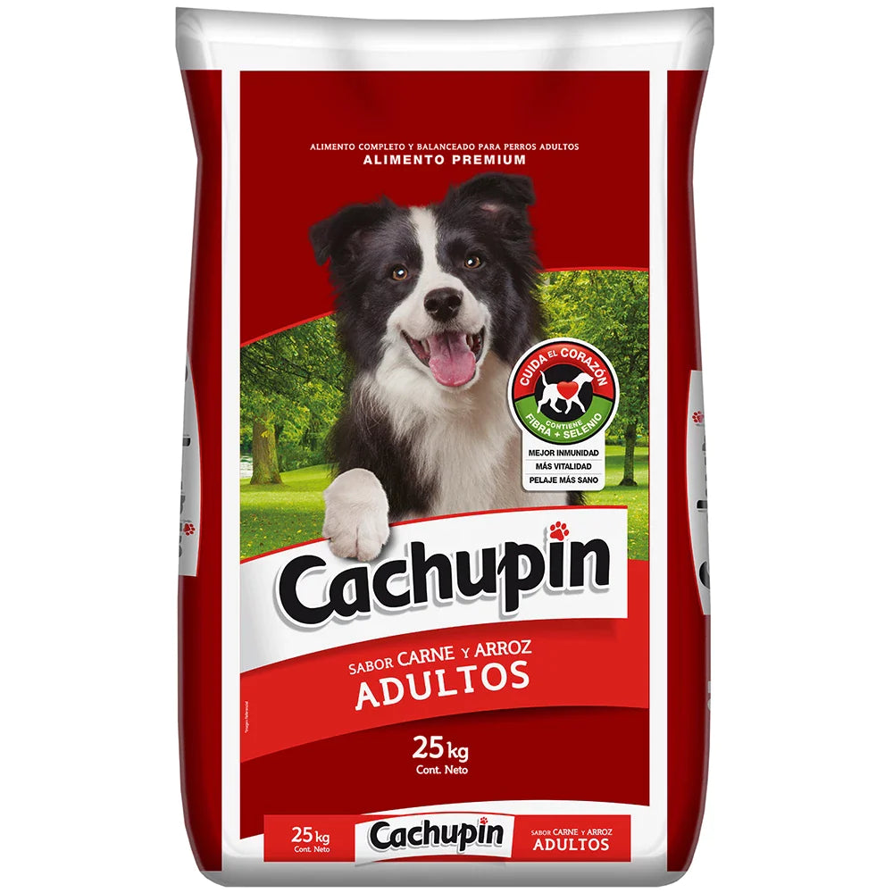 CACHUPIN ADULTO CARNE Y ARROZ 25KG