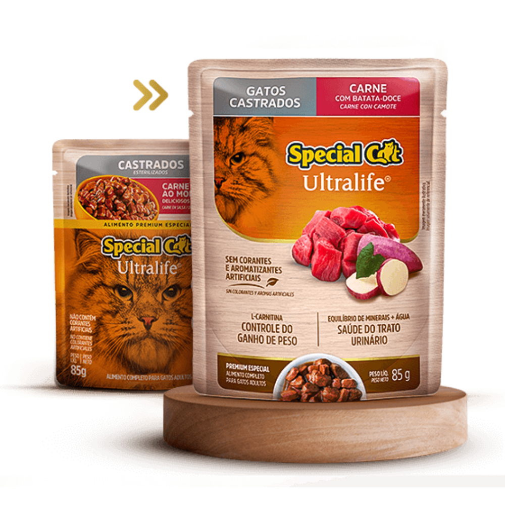 SPECIAL SOBRE CAT ESTERILIZADOS CARNE 85GR