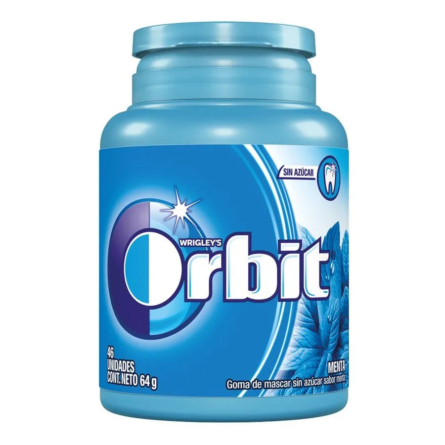 ORBIT CHICLE SABOR MENTA 64GR