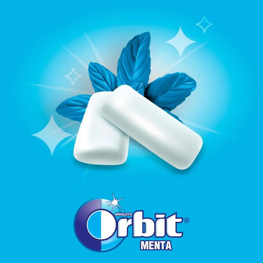 ORBIT CHICLE SABOR MENTA 64GR