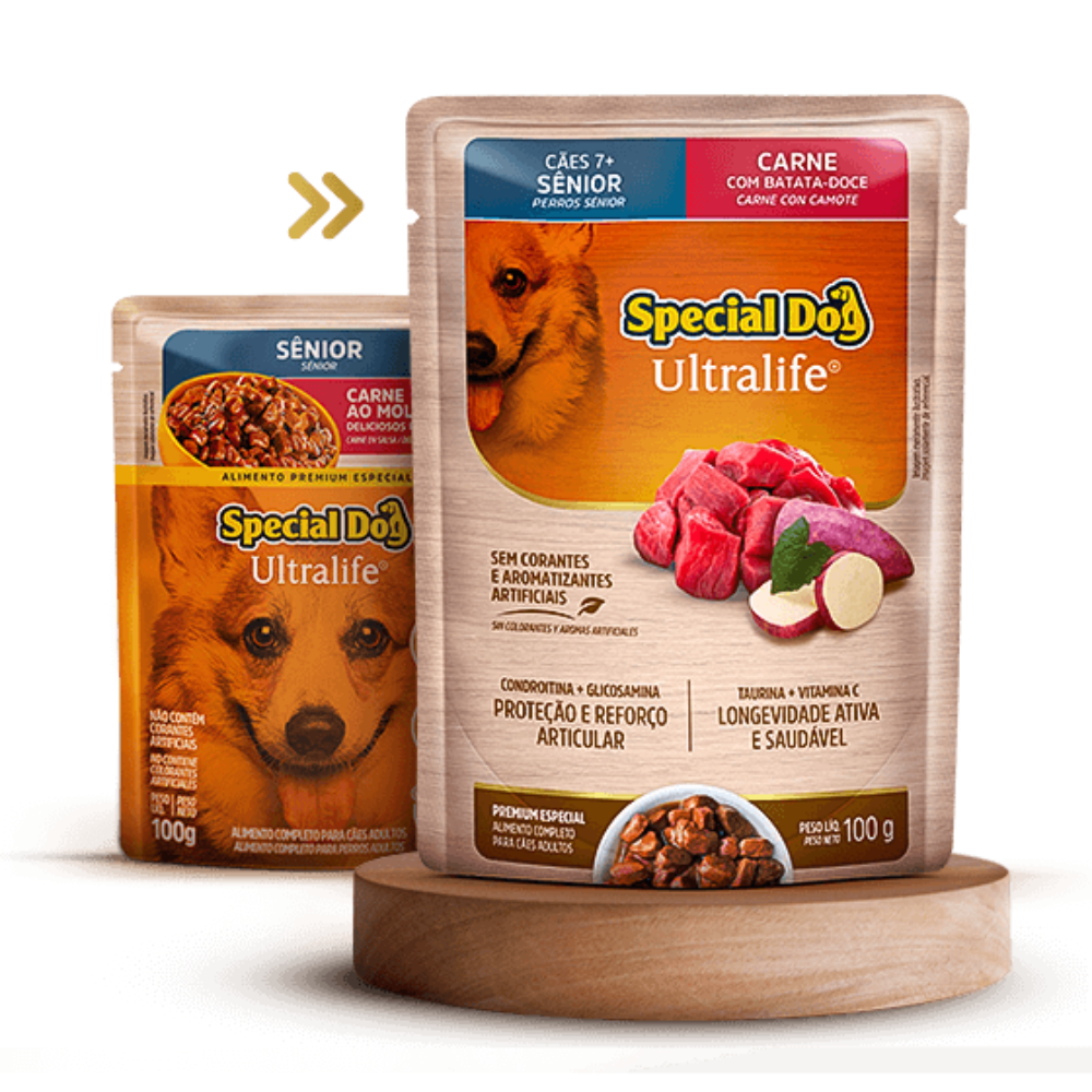 SPECIAL SOBRE DOG SENIOR CARNE 100GR