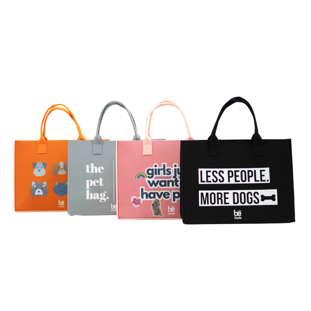 BOLSA FIELTRO ROSADO DISENO 40X30X15CM