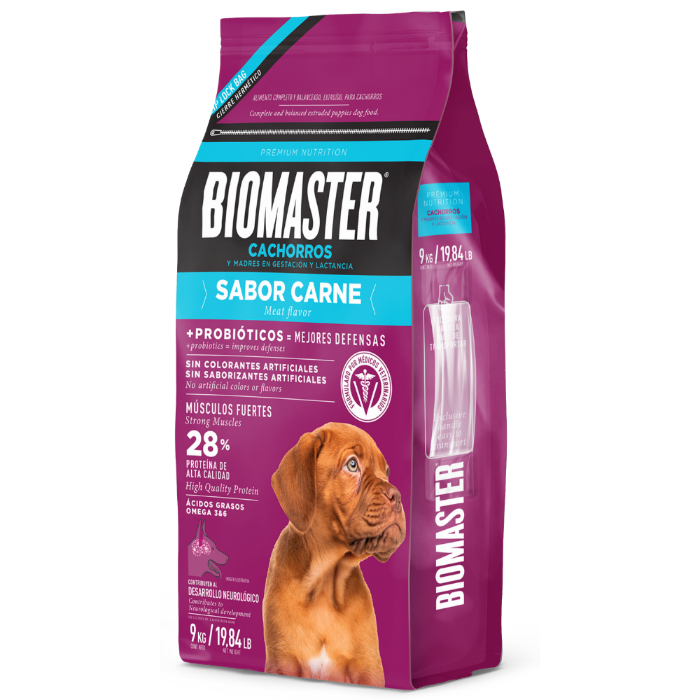 BIOMASTER CACHORRO CARNE 9Kg