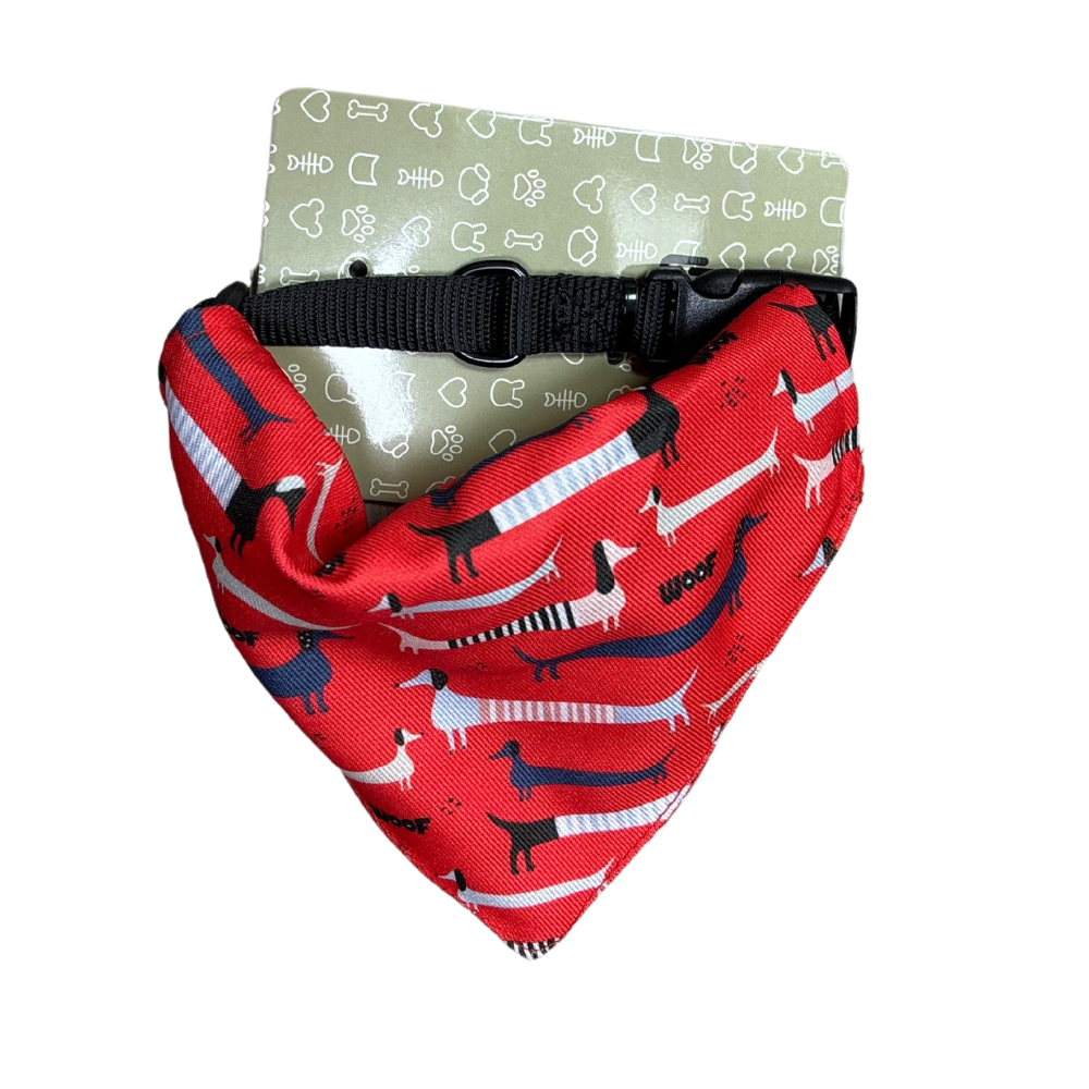 BANDANA PARA MASCOTAS CON DISENOS TALLA S