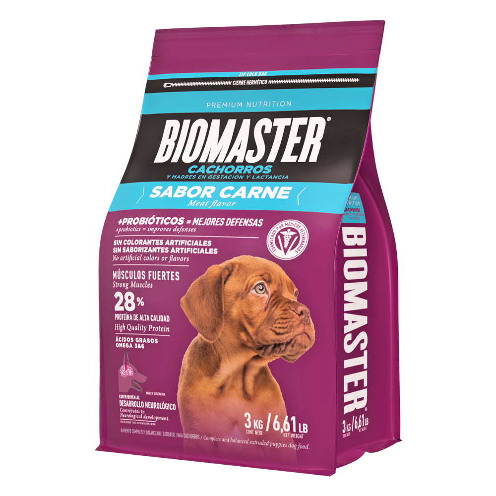BIOMASTER CACHORRO CARNE 3Kg