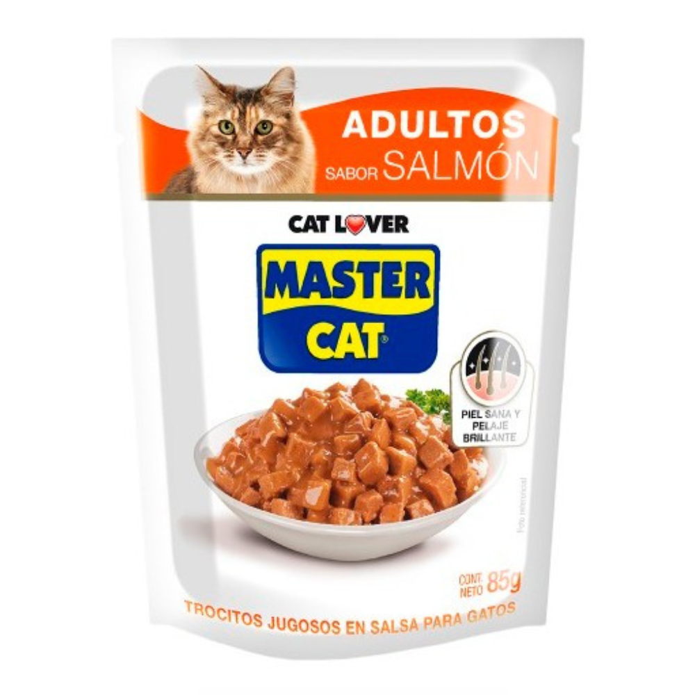 MASTERCAT SOBRE ADULTO SALMON 85GR