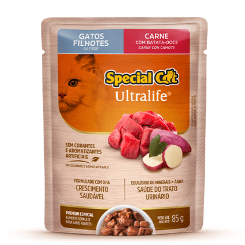 SPECIAL SOBRE CAT GATITOS CARNE 85GR