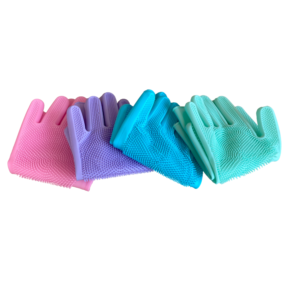 GUANTES DE GOMA PARA MASCOTAS