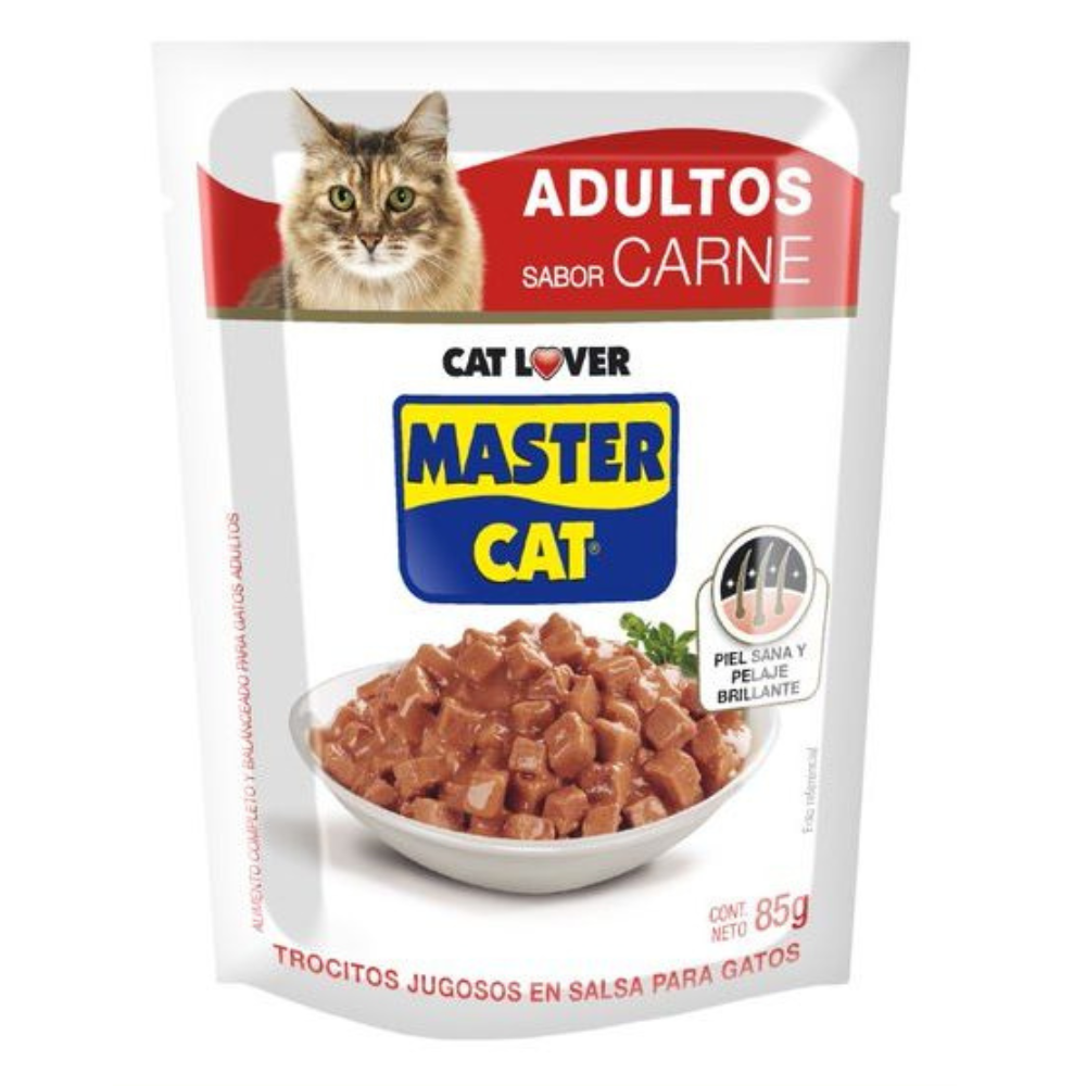 MASTERCAT SOBRE ADULTO CARNE 85GR