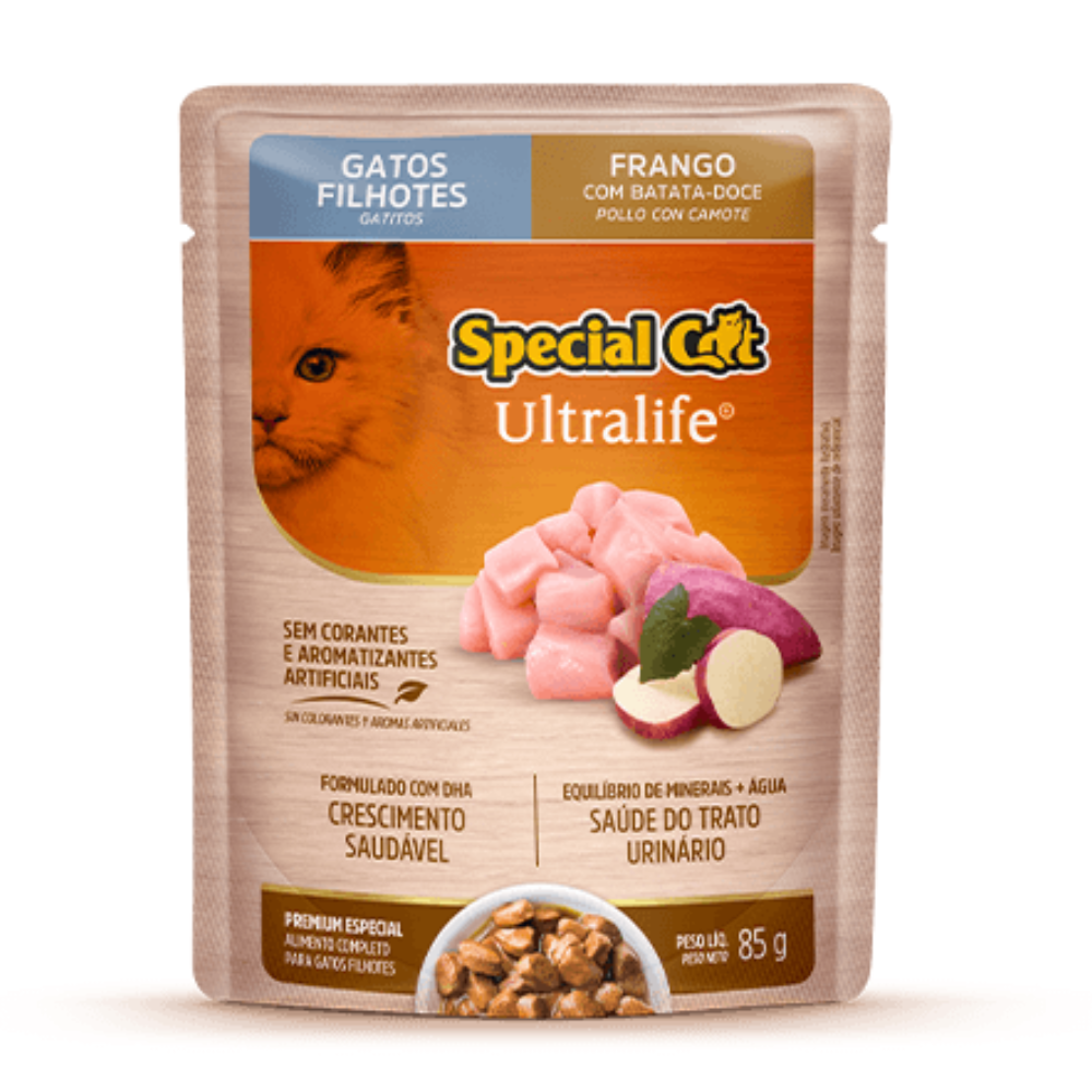 SPECIAL SOBRE CAT GATITOS POLLO 85GR