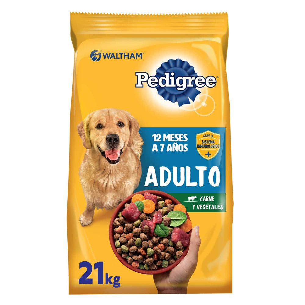 PEDIGREE ADULTO CARNE VEGETAL 21KG