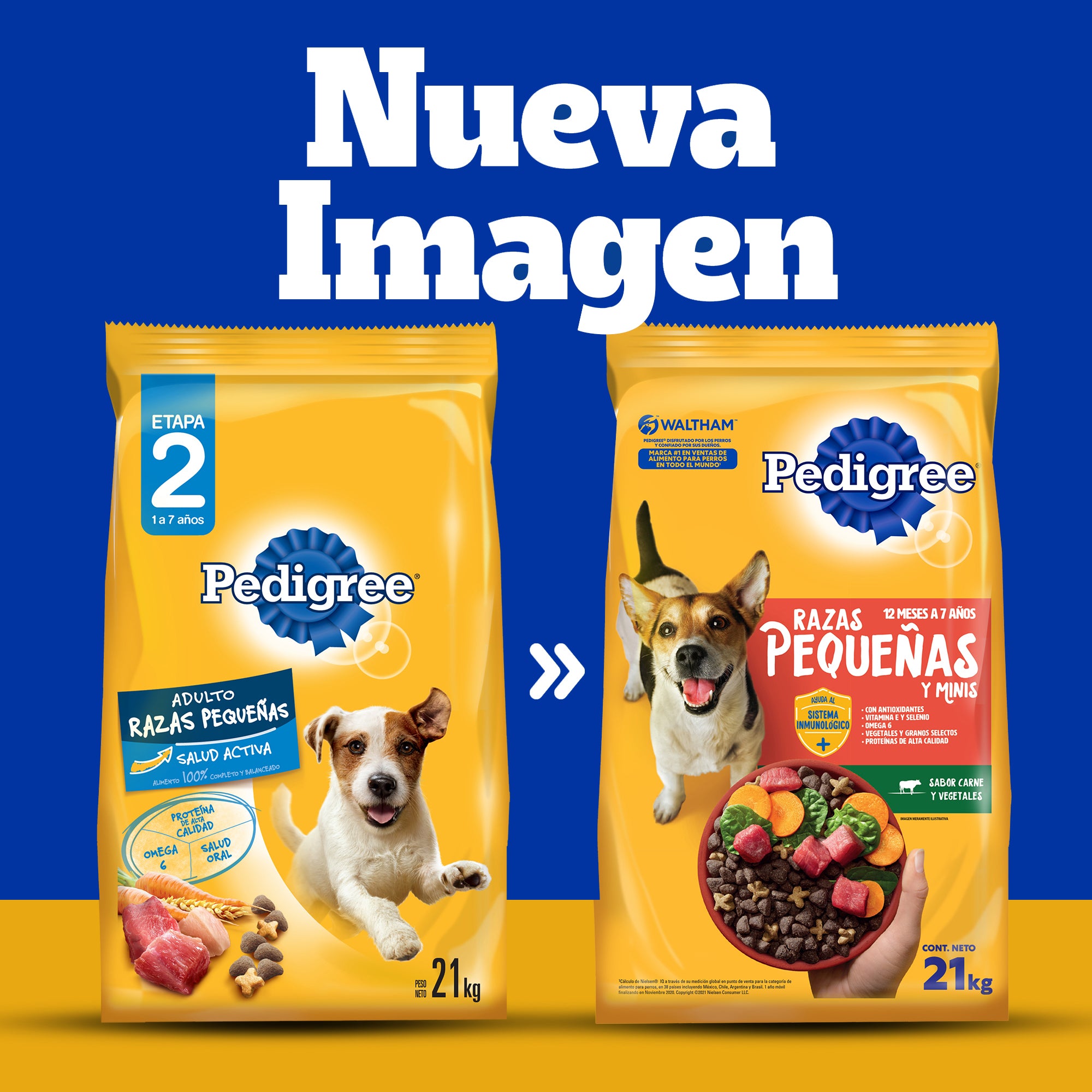 PEDIGREE ADULTO R.PEQUEÑAS 21KG