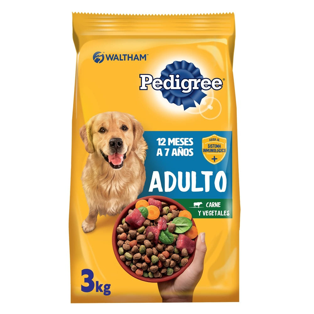 PEDIGREE ADULTO CARNE VEGETAL 3KG