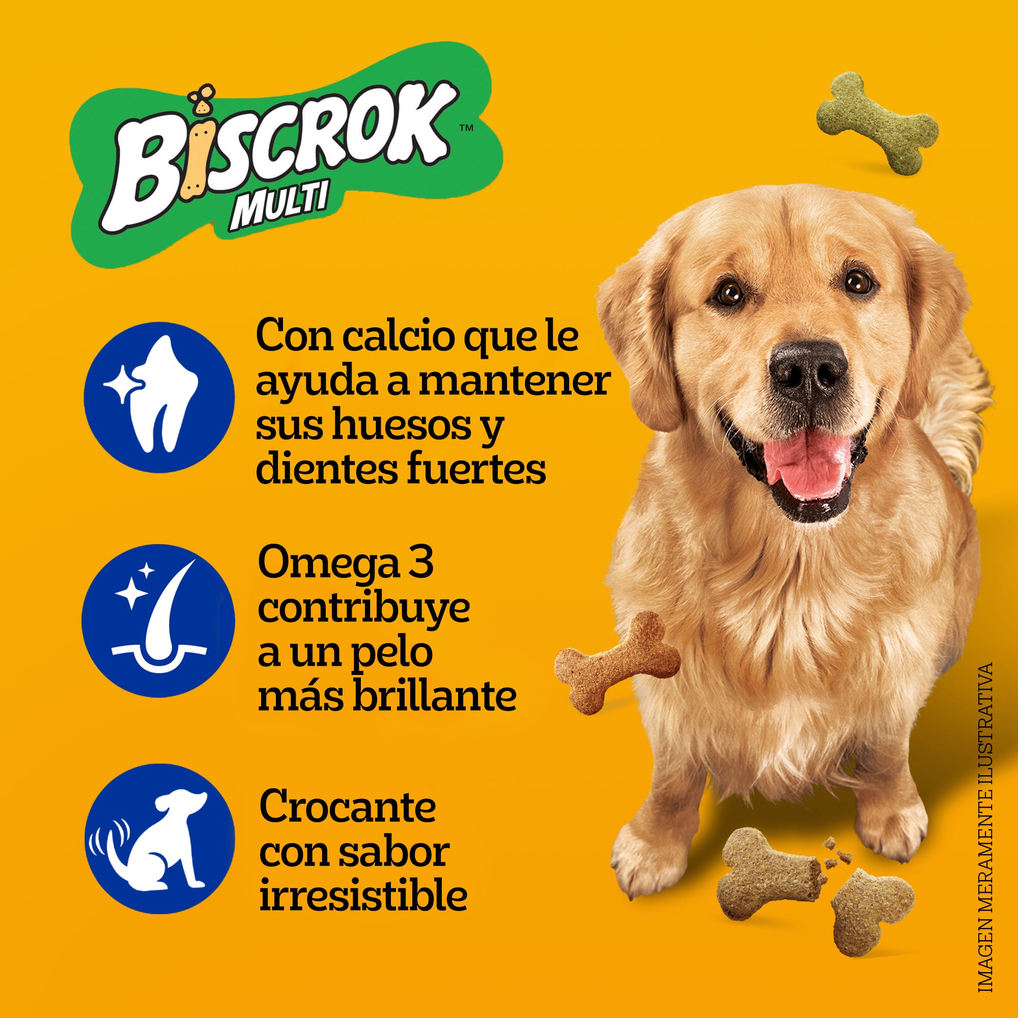 GALLETAS BISCROK MULTI PEDIGREE 500GR.