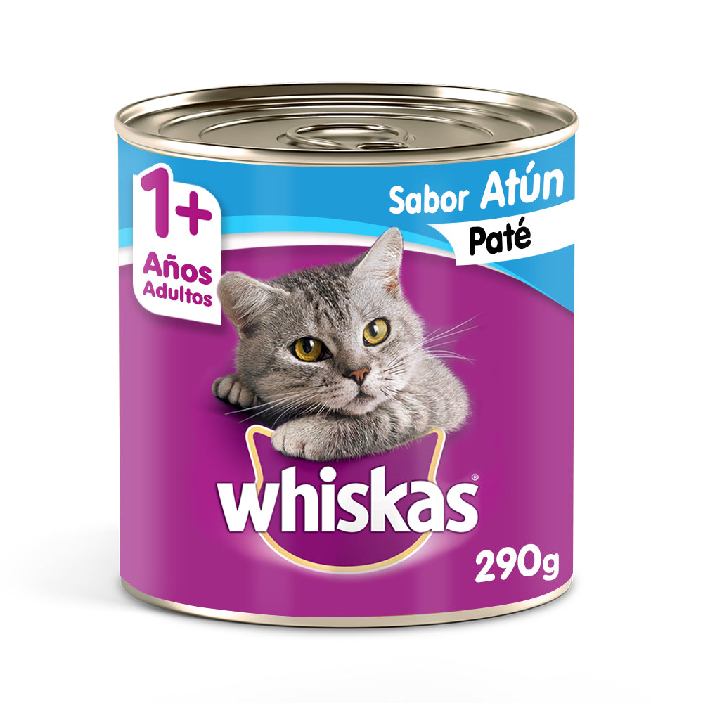 LATA WHISKAS ATUN PATE 290GR