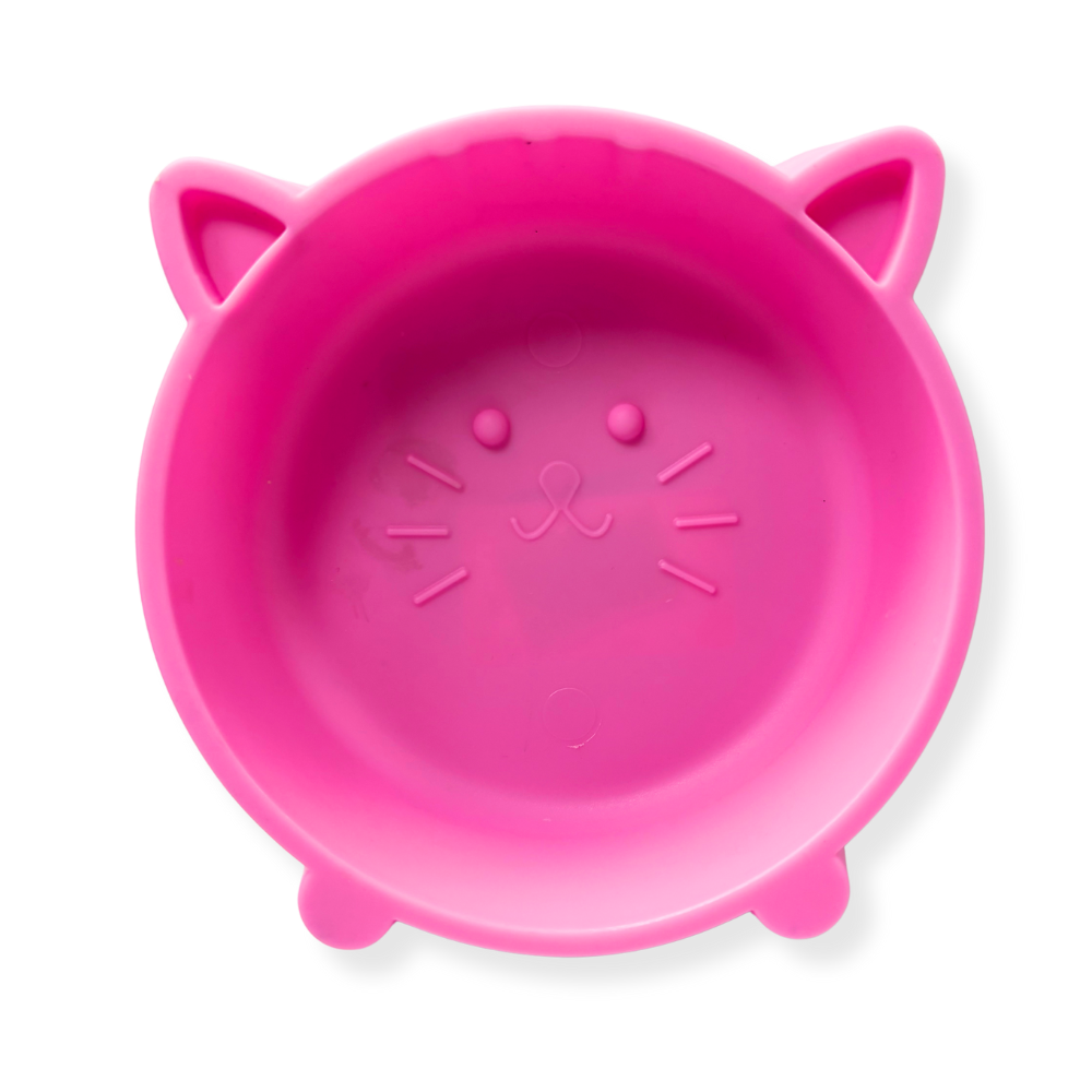 PLATO PLASTICO CARA GATO 13CM (M10307)