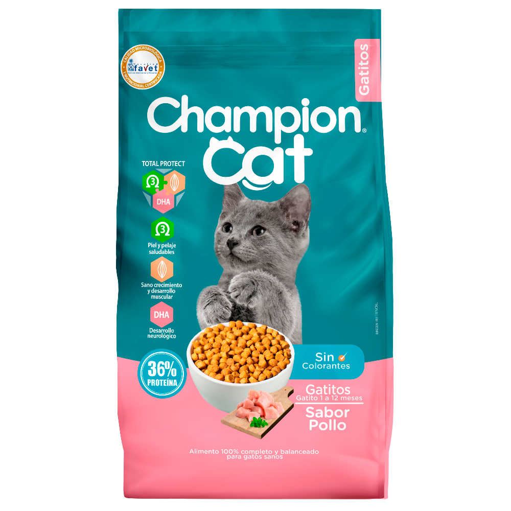 CHAMPION CAT GATITOS 8KG