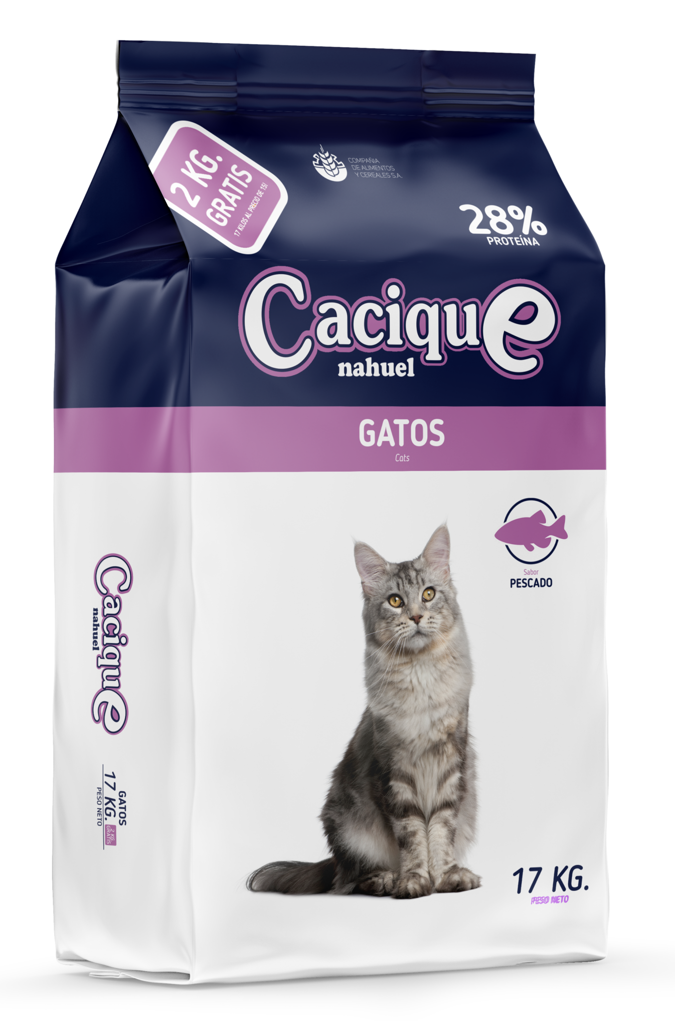 CACIQUE ALIMENTO PARA GATO 17KG