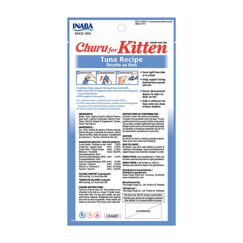 CHURU SOBRE PARA GATITO ATUN 56GR