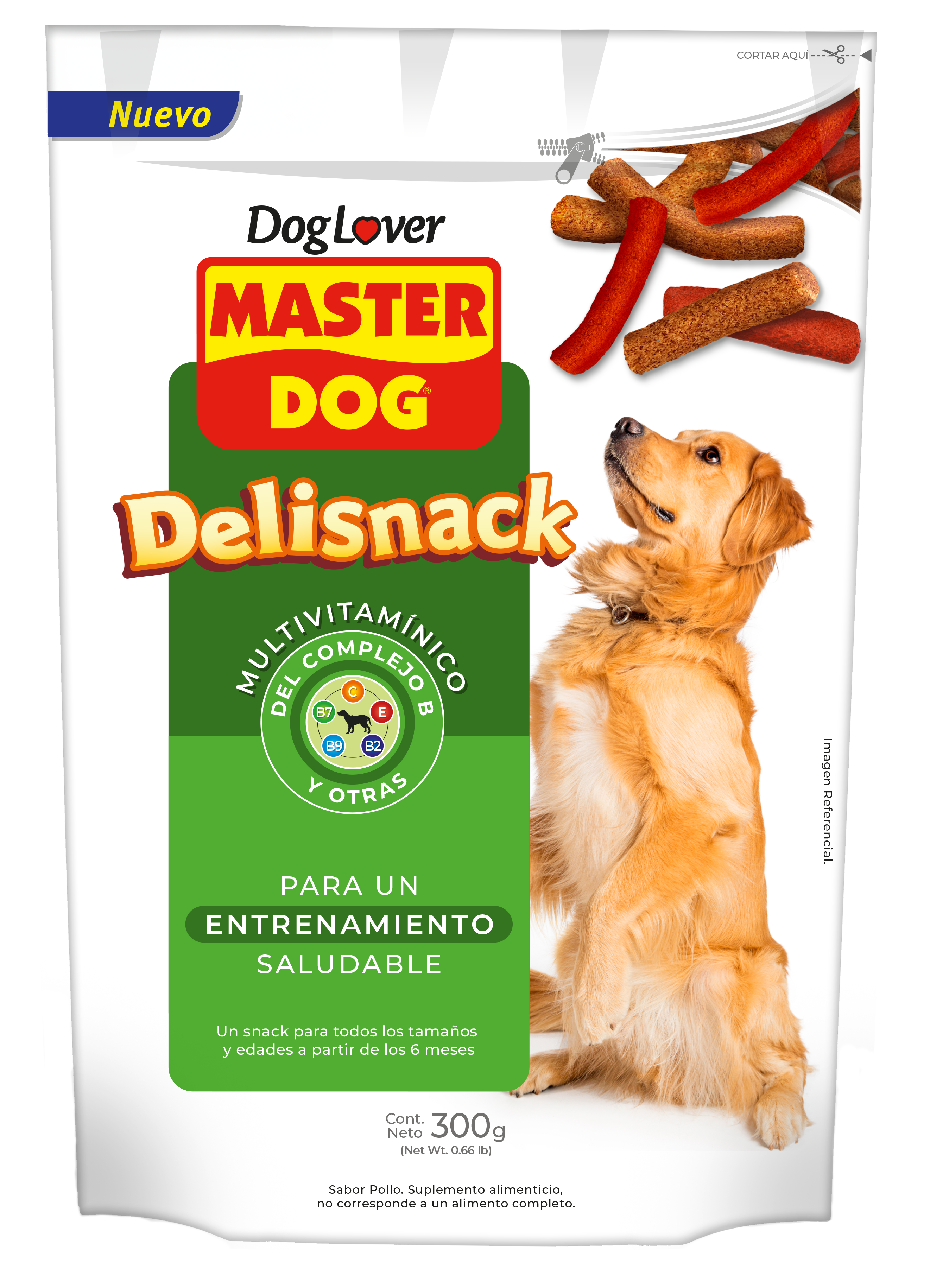 DELISNACK MASTERDOG MULTIVITAMINICO 300GR