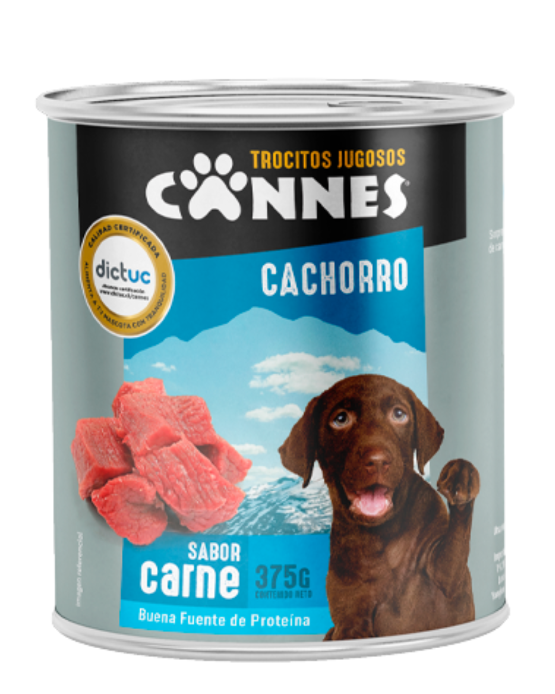 LATA CANNES CACHORRO CARNE 375GR