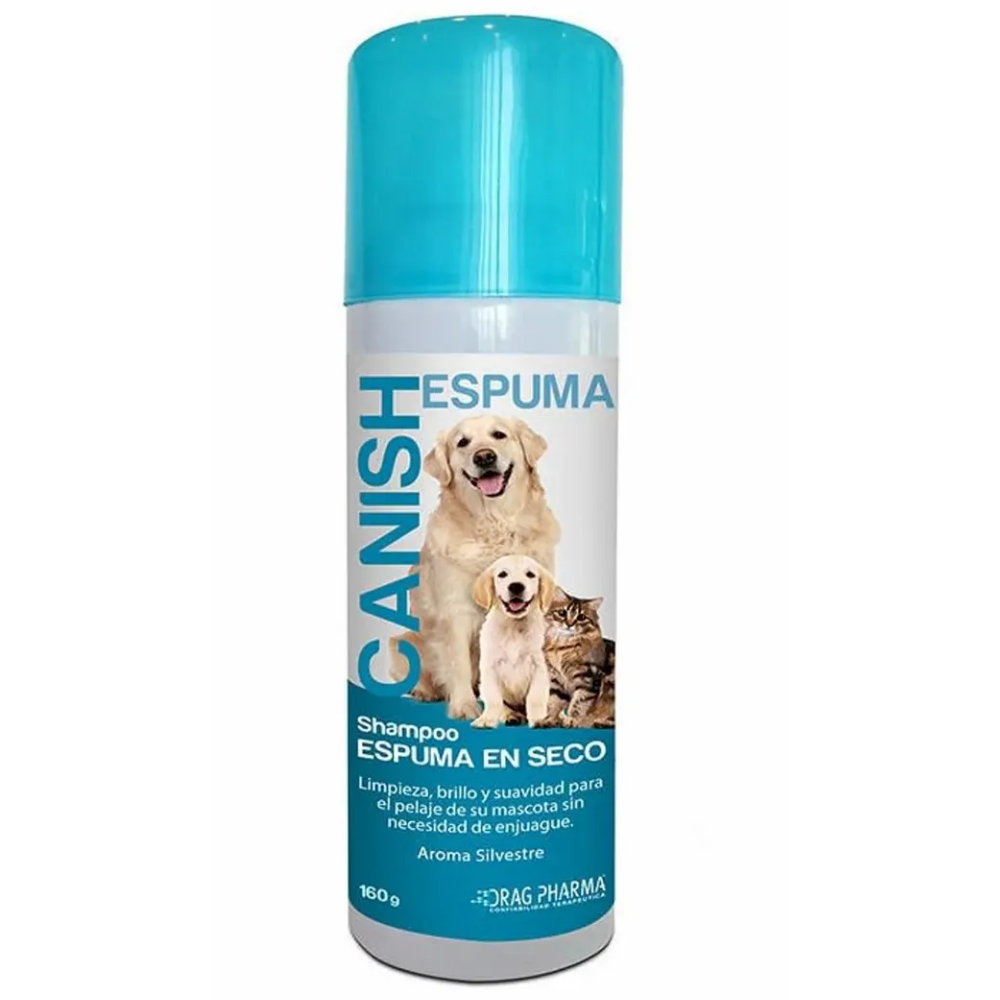 SHAMPOO CANISH ESPUMA SECA 160GR