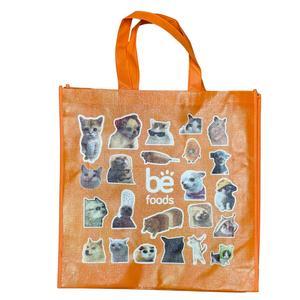 BOLSA REUTILIZABLE MEMES BEFOODS 43X43CM