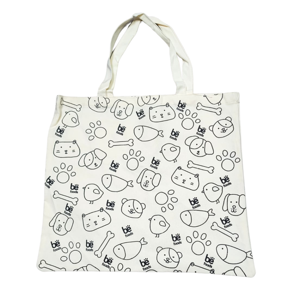 BOLSA ALGODON GRANDE 50x46CM BEIGE M5894