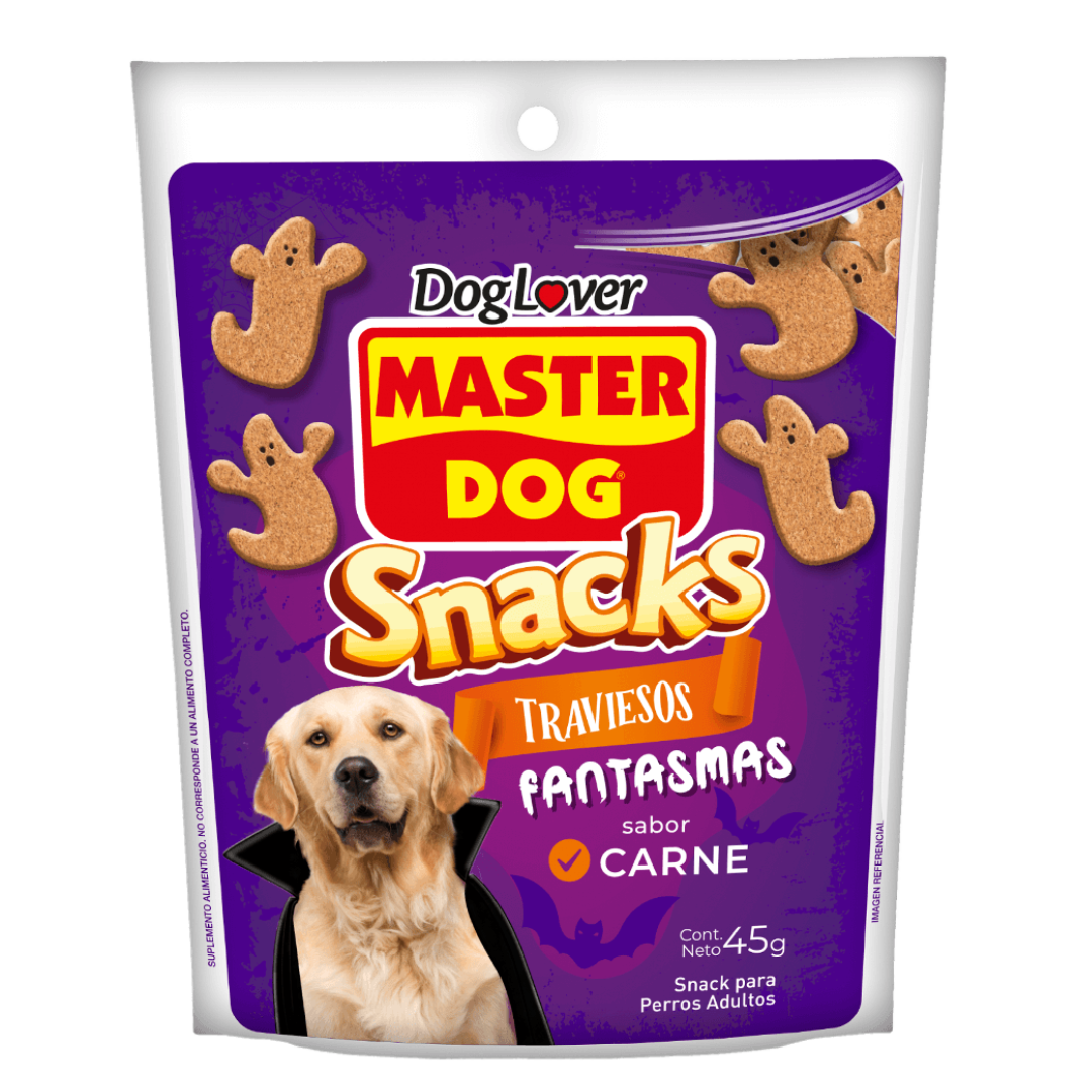 MASTERDOG SNACK HALLOWEEN FANTASMA SABOR CARNE 45GR
