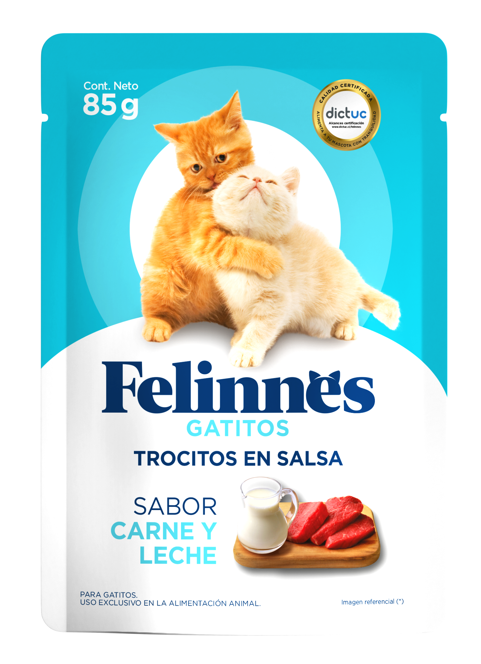 FELINNES SOBRE CARNE Y LECHE 85GR