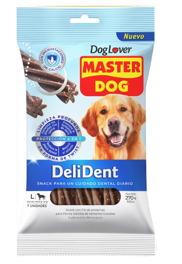 SNACK MASTERDOG DELIDENT ADULTO R. GRANDES 270GR