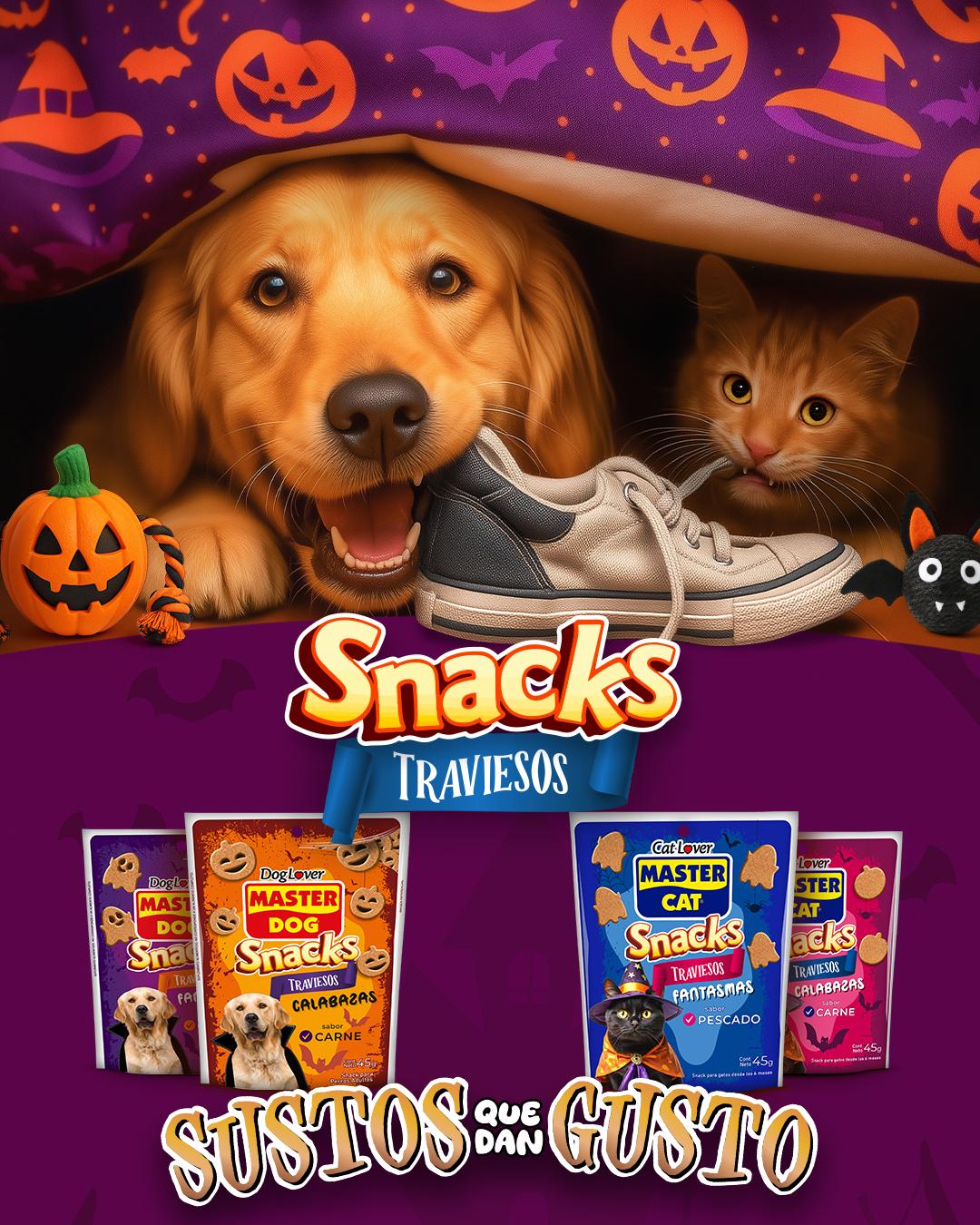 MASTERDOG SNACK HALLOWEEN FANTASMA SABOR CARNE 45GR