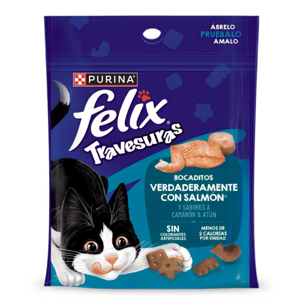 SNACK FELIX TRAVESURAS SALMON 40G