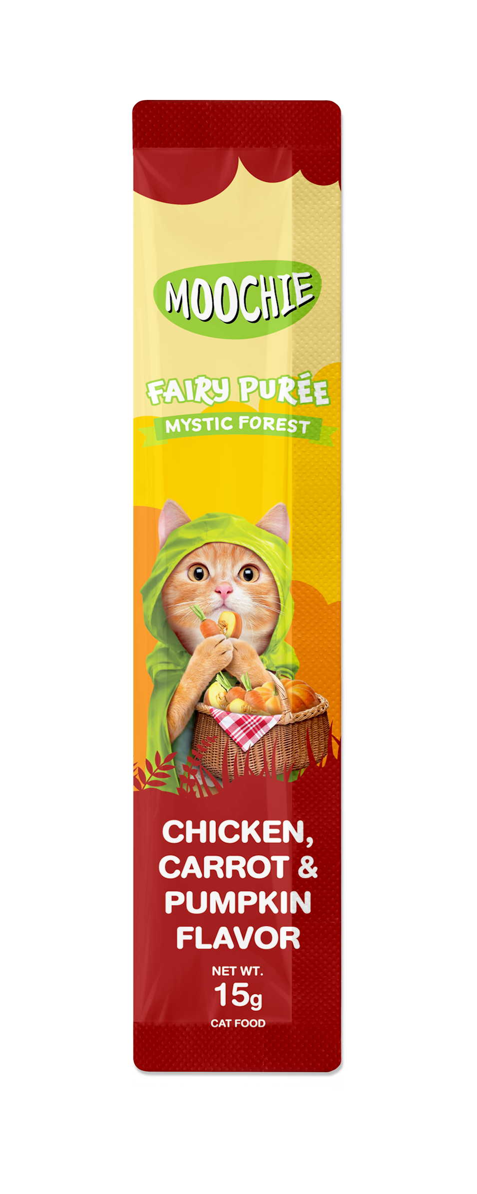 MOOCHIE TUBO GATO POLLO, ZANAHORIA Y CALABAZA 75GR
