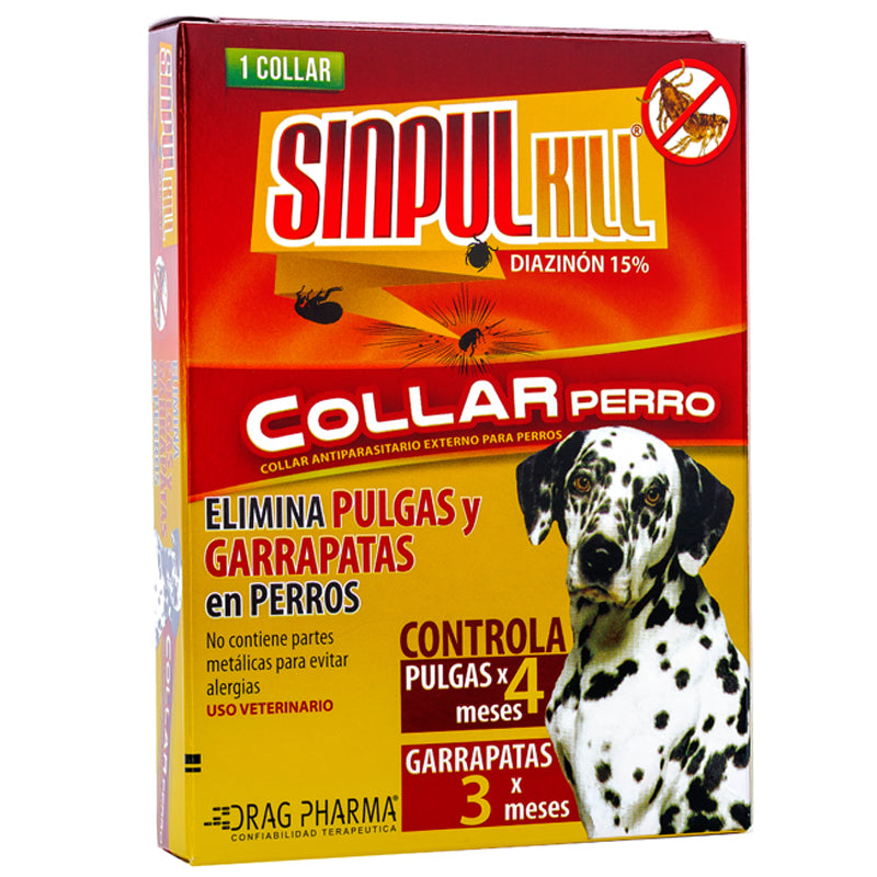 COLLAR ANTIPULGAS SINPULKILL PERRO