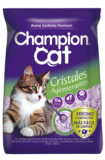 ARENA CHAMPION CAT CRISTALES AGLOMERANTE 1.8KG